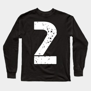 Number Two 2 Long Sleeve T-Shirt